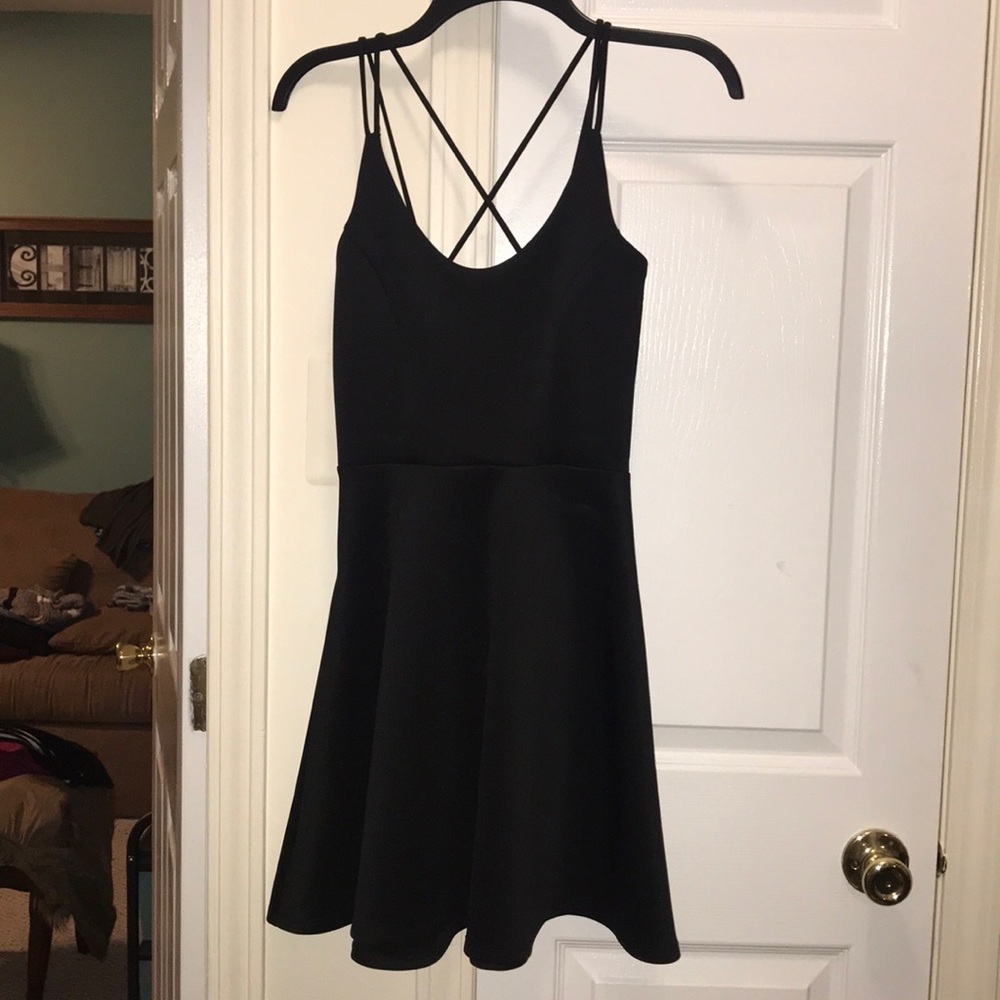 Black skater dress from Charlotte Russe